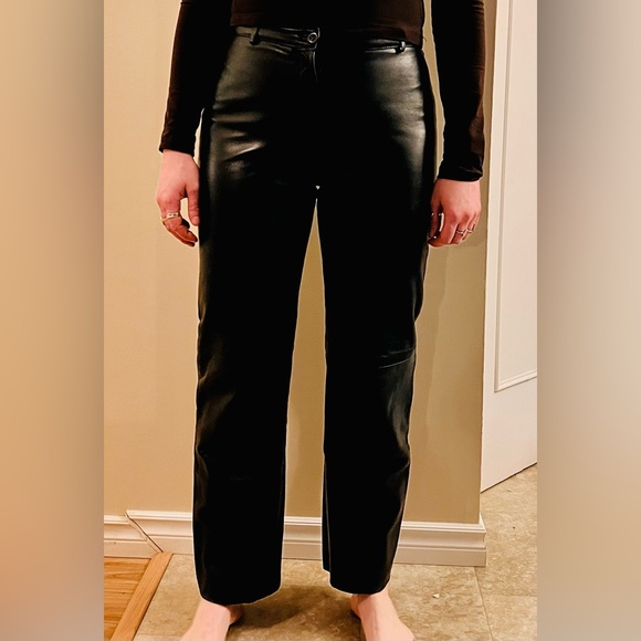 SOLD-Sheep Leather Pants - Picture 5 of 7